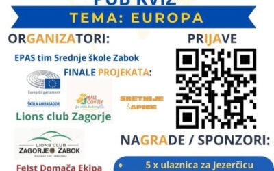 SUDJELUJTE NA EU PUB KVIZU NA DAN EUROPE 9. 5. u 18 sati