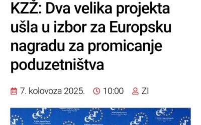 [Škola u medijima] NOVA PRIZNANJA ZA KZŽ