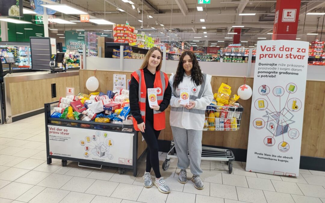 Sudjelovanje učenika u akciji Crvenog križa „Vaš dar za pravu stvar“