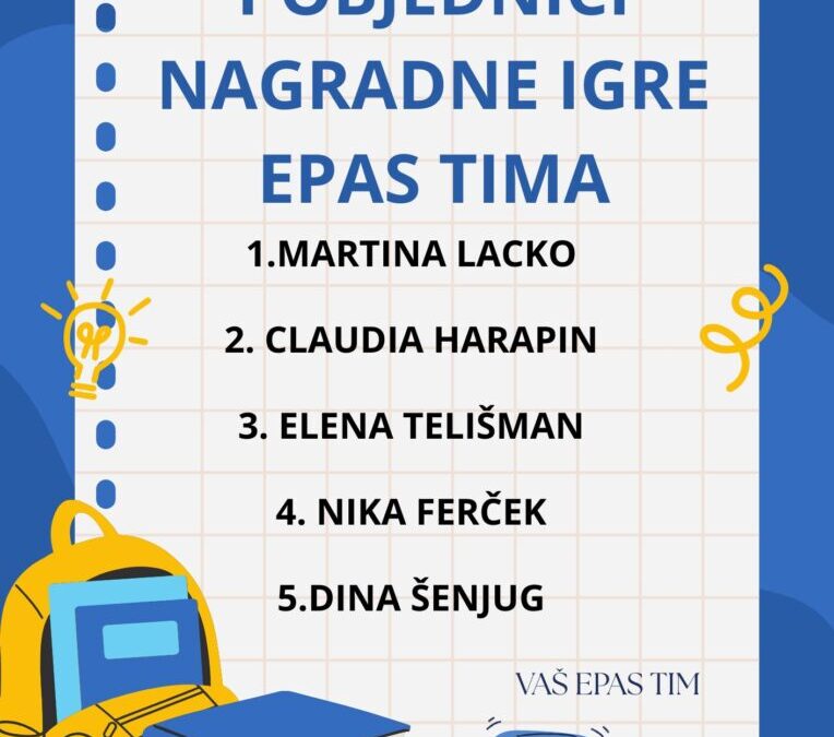  “Učimo zajedno o EU” Ciklus 1 / Objava dobitnika nagrada