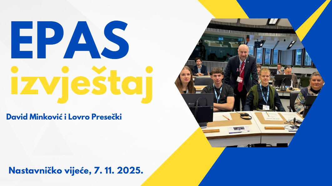 EPAS report za Nastavničko vijeće