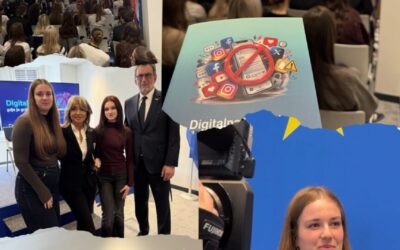 EPAS djevojke na tribini o DIGITALNOJ ZRELOSTI MLADIH