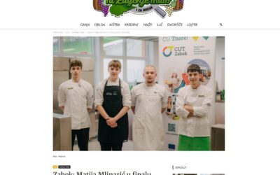 [škola u medijima] Zabok: Matija Mlinarić u finalu Junior Top Chefa