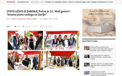 [škola u medijima] Počeo je 23. ‘Mali gastro’: ‘Imamo puno razloga za slavlje’