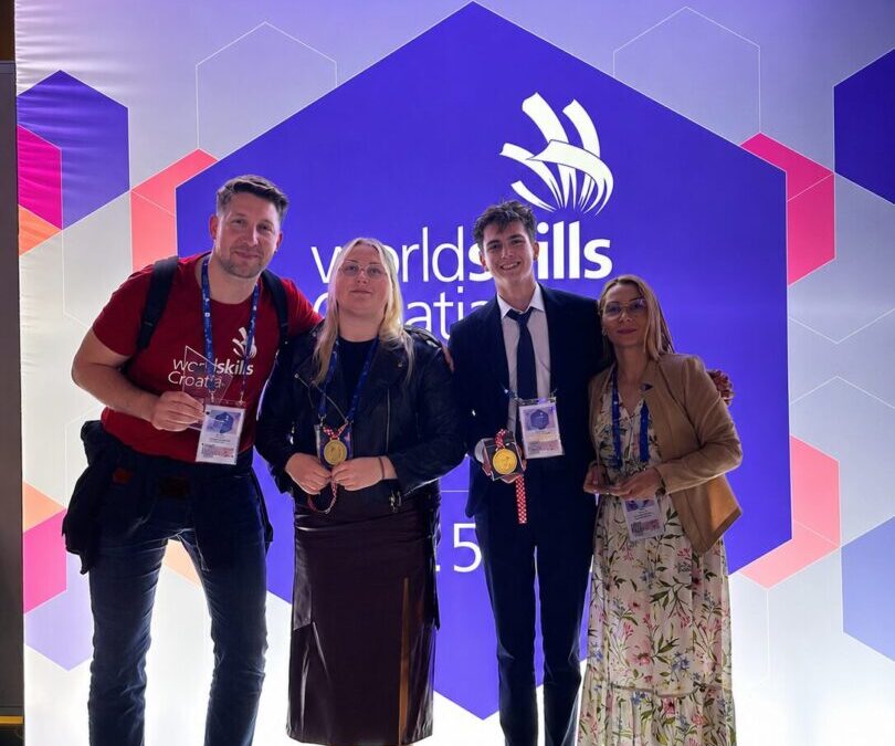 Dvostruko zlato za našu školu na WorldSkills Croatia 2026!