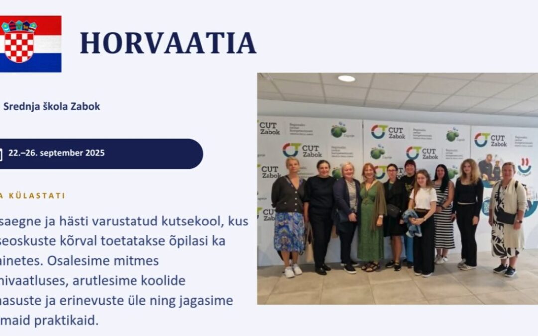 Pregled projekta Erasmus+ KÕKE